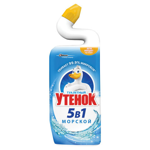 Средство для уборки туалета 500 мл, ТУАЛЕТНЫЙ УТЕНОК "Морской" по низкой цене оптом Краснодар, Москва, Уфа, Казань, Барнаул, Владивосток, Хабаровск, Сахалин, Красноярск, Екатеренбург, 