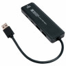 Хаб USB 3.1, 2хUSB, 2хType-C, с доп. пит. (Type-C), кабель USB 19 см, черный, GEMBIRD UHB-C415 по низкой цене оптом Краснодар, Москва, Уфа, Казань, Барнаул, Владивосток, Хабаровск, Сахалин, Красноярск, Екатеренбург, 