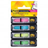 Закладки клейкие POST-IT Professional, пластиковые, 12 мм, 4 цвета х 24 шт., стрелки, неоновые, 684-ARR4-RU по низкой цене оптом 