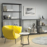 Стеллаж металлический BRABIX "ГРАФИТ MS KD-180/40/70-5", лофт, 1800х700х400 мм, 5 полок, 291268, S240BR124593 по низкой цене оптом Краснодар, Москва, Уфа, Казань, Барнаул, Владивосток, Хабаровск, Сахалин, Красноярск, Екатеренбург, 