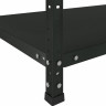 Стеллаж металлический BRABIX "ГРАФИТ MS KD-180/40/70-5", лофт, 1800х700х400 мм, 5 полок, 291268, S240BR124593 по низкой цене оптом Краснодар, Москва, Уфа, Казань, Барнаул, Владивосток, Хабаровск, Сахалин, Красноярск, Екатеренбург, 
