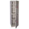 Шкаф металлический для документов КБС-032Т, 1550х470х390 мм, 48 кг, 2 отделения, сварной по низкой цене оптом Краснодар, Москва, Уфа, Казань, Барнаул, Владивосток, Хабаровск, Сахалин, Красноярск, Екатеренбург, 