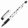 Ручка шариковая масляная с грипом BRAUBERG BLACK&WHITE Coffee, СИНЯЯ, игольчатый узел 0,7 мм, линия письма 0,35 мм, 142957, OBP321 по низкой цене оптом 