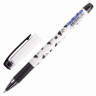 Ручка шариковая масляная с грипом BRAUBERG BLACK&WHITE Coffee, СИНЯЯ, игольчатый узел 0,7 мм, линия письма 0,35 мм, 142957, OBP321 по низкой цене оптом 