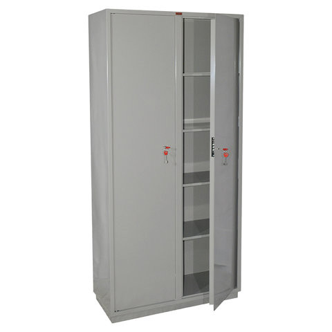 Шкаф металлический для документов КБС-10, (1850х880х390 мм; 90 кг), 2 отделения, сварной по низкой цене оптом 