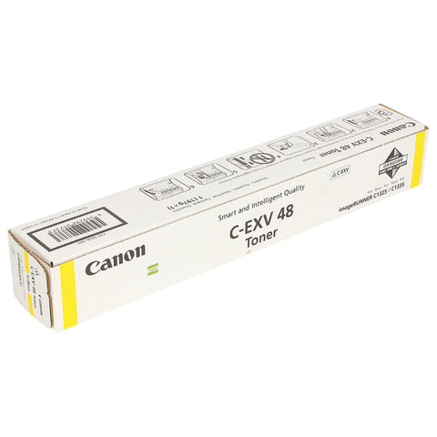 Тонер CANON C-EXV48Y iR C1325iF/1335iF, желтый, оригинальный, ресурс 11500 стр., 9109B002 по низкой цене оптом Краснодар, Москва, Уфа, Казань, Барнаул, Владивосток, Хабаровск, Сахалин, Красноярск, Екатеренбург, 