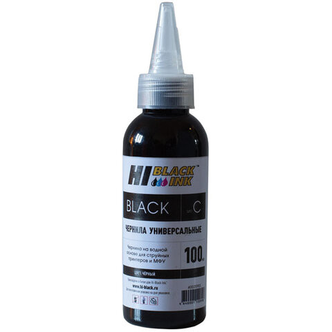 Чернила HI-BLACK для CANON (Тип C) универсальные, черные 0,1 л, водные, 150701094U по низкой цене оптом 