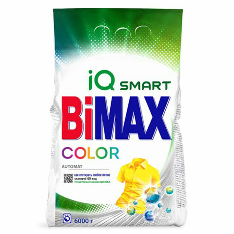 Стиральный порошок-автомат 6 кг, BIMAX Color по низкой цене оптом 