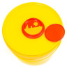 Контейнер для сбора отходов острого инструмента 2 л КОМПЛЕКТ 60 шт., желтый (класс Б), СЗПИ