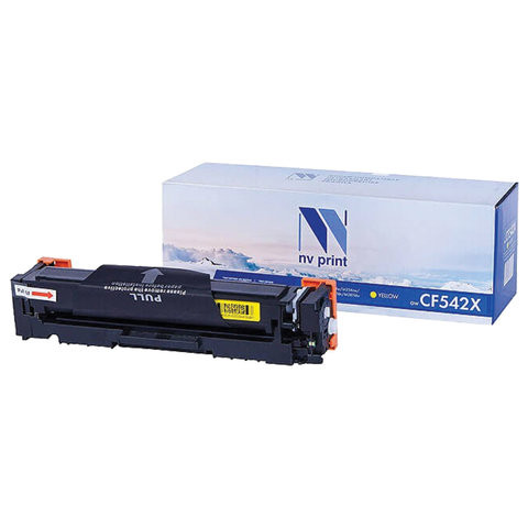 Картридж лазерный NV PRINT (NV-CF542X) для HP M254dw/M254nw/MFP M280nw/M281fdw, желтый, ресурс 2500 страниц по низкой цене оптом 