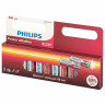 Батарейки алкалиновые "пальчиковые" КОМПЛЕКТ 12 шт PHILIPS Power Alkaline, АА (LR6,24, Б0064661 по низкой цене оптом 