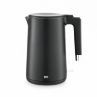 Чайник электрический с двойными стенками BQ (БИ-КЬЮ) KT1720P 1,5л, 2200Вт, черный, 86198281