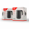 Чайник электрический с двойными стенками BQ (БИ-КЬЮ) KT1720P 1,5л, 2200Вт, черный, 86198281 по низкой цене оптом 