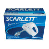 Миксер SCARLETT SC-HM40S03, 200 Вт, 7 скоростей, 2 венчика, 2 крюка для теста, белый, SC - HM40S03 по низкой цене оптом Краснодар, Москва, Уфа, Казань, Барнаул, Владивосток, Хабаровск, Сахалин, Красноярск, Екатеренбург, 