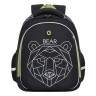 Ранец GRIZZLY анатомическая спинка, c бейджем, для мальчиков, BEAR, 36х28х20 см, RAz-, RAz-287-9/1 по низкой цене оптом 