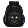 Ранец GRIZZLY анатомическая спинка, c бейджем, для мальчиков, BEAR, 36х28х20 см, RAz-, RAz-287-9/1 по низкой цене оптом 