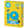 Бумага цветная IQ color, А4, 120 г/м2, 250 л., интенсив, ярко-желтая, IG50 по низкой цене оптом 