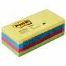 Блоки самоклеящийся (стикер) POST-IT ORIGINAL "Прилив Энергии" 38х51 мм, КОМПЛЕКТ 12 шт. по 100 л., ассорти, 653-TFEN по низкой цене оптом 