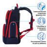 Рюкзак BRAUBERG CLASSIC, легкий каркас, премиум материал, Lion, синий, 37х32х21 см, 228829 по низкой цене оптом 