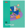 Тетрадь А5 48л. HATBER скоба, клетка, обложка картон, Dog mafia (микс в спайке), 48Т5, 48Т5В1 по низкой цене оптом 