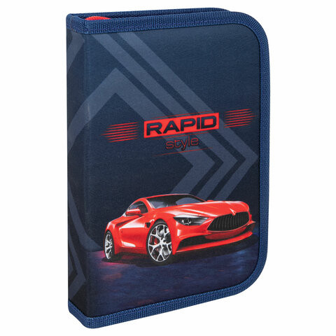 Пенал BRAUBERG, 1 отделение, полиэстер, 21х14 см, "Rapid style", 270711 по низкой цене оптом 