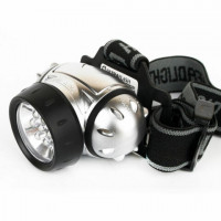 Фонарь налобный ULTRAFLASH 7хLED, 3 режима, питание 3хААА(не в комплекте), LED5351