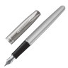 Ручка перьевая PARKER "Sonnet Core Core Stainless Steel CT", корпус серебристый, палладиевые детали, черная, 1931509 по низкой цене оптом Краснодар, Москва, Уфа, Казань, Барнаул, Владивосток, Хабаровск, Сахалин, Красноярск, Екатеренбург, 