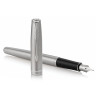 Ручка перьевая PARKER "Sonnet Core Core Stainless Steel CT", корпус серебристый, палладиевые детали, черная, 1931509 по низкой цене оптом Краснодар, Москва, Уфа, Казань, Барнаул, Владивосток, Хабаровск, Сахалин, Красноярск, Екатеренбург, 