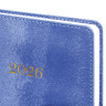 Ежедневник датированный 2026 А5 138х213мм BRAUBERG Elegant, под кожу, застежка, темно-синий, 117366 по низкой цене оптом 