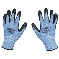 Перчатки нейлоновые SCAFFA Рубеж Нит С, HPPE защита от порезов, нитриловое покрытие,, 00-00011908