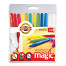 Фломастеры KOH-I-NOOR "Magic", 12 шт., 10 цветов + 2 перекрашивающих, смываемые, пластиковая упаковка, подвес, 771612AB01TE по низкой цене оптом 