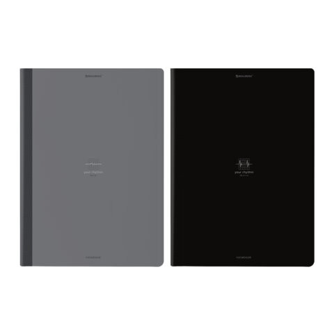 Тетрадь А4 96л. BRAUBERG на сшивке с корешком, клетка, обложка картон, Ритм, 405284 по низкой цене оптом 