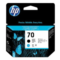 Головка печатающая для плоттера HP (C9404A) DesignJet Z2100/Z3100, №70, матовая черная и голубая, оригинальная