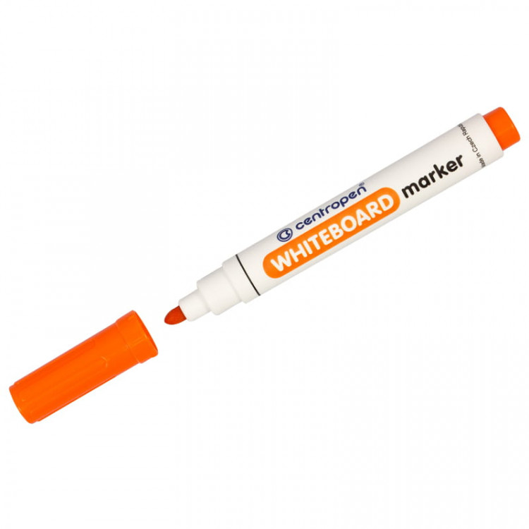 Маркер стираемый для белой доски ОРАНЖЕВЫЙ CENTROPEN "Dry-Wipe", круглый наконечник, 2,5 мм, 8559, 5 8559 0102 по низкой цене оптом Краснодар, Москва, Уфа, Казань, Барнаул, Владивосток, Хабаровск, Сахалин, Красноярск, Екатеренбург, 
