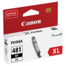 Картридж струйный CANON (CLI-481BK XL) для PIXMA TS704/TS6140, черный, ресурс 3998 страниц, оригинальный, 2047C001 по низкой цене оптом 