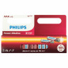Батарейки алкалиновые "мизинчиковые" КОМПЛЕКТ 12 шт PHILIPS Power Alkaline, ААА (LR03, Б0064681 по низкой цене оптом 