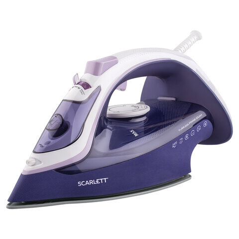 Утюг SCARLETT SC-SI30K37, 2400 Вт, керамическое покрытие, антинакипь, антикапля, фиолетовый по низкой цене оптом 