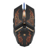 Мышь проводная игровая DEFENDER Halo Z GM-430L, USB, 6 кнопок+1 колесо-кнопка, оптическая, черная, 52430 по низкой цене оптом 