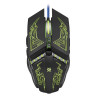 Мышь проводная игровая DEFENDER Halo Z GM-430L, USB, 6 кнопок+1 колесо-кнопка, оптическая, черная, 52430 по низкой цене оптом 