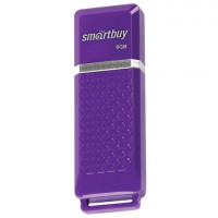 Флеш-диск 8 GB, SMARTBUY Quartz, USB 2.0, фиолетовый, SB8GBQZ-V