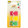 Закладки клейкие POST-IT стрелки, пластиковые, 24 мм, 3 цвета х 20 шт., 682-ARR-RYG по низкой цене оптом 