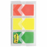 Закладки клейкие POST-IT стрелки, пластиковые, 24 мм, 3 цвета х 20 шт., 682-ARR-RYG по низкой цене оптом 