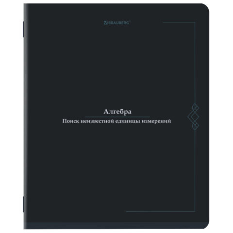 Тетрадь предметная VINTAGE 48л, SoftTouch, АЛГЕБРА, клетка, подсказ, BRAUBERG, 405148 по низкой цене оптом 