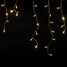 Электрогирлянда уличная ЗОЛОТАЯ СКАЗКА "Бахрома", 100 LED, 2х0,5 м, теплый белый, контроллер, 591299 по низкой цене оптом 