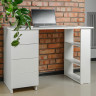 Стол письменный/компьютерный BRABIX "Scandi CD-016", 1100х500х750мм, 4 ящика, белый, 641891, ЦБ013707-1 по низкой цене оптом Краснодар, Москва, Уфа, Казань, Барнаул, Владивосток, Хабаровск, Сахалин, Красноярск, Екатеренбург, 