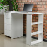 Стол письменный/компьютерный BRABIX "Scandi CD-016", 1100х500х750мм, 4 ящика, белый, 641891, ЦБ013707-1 по низкой цене оптом Краснодар, Москва, Уфа, Казань, Барнаул, Владивосток, Хабаровск, Сахалин, Красноярск, Екатеренбург, 