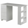 Стол письменный/компьютерный BRABIX "Scandi CD-016", 1100х500х750мм, 4 ящика, белый, 641891, ЦБ013707-1 по низкой цене оптом Краснодар, Москва, Уфа, Казань, Барнаул, Владивосток, Хабаровск, Сахалин, Красноярск, Екатеренбург, 
