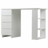 Стол письменный/компьютерный BRABIX "Scandi CD-016", 1100х500х750мм, 4 ящика, белый, 641891, ЦБ013707-1 по низкой цене оптом Краснодар, Москва, Уфа, Казань, Барнаул, Владивосток, Хабаровск, Сахалин, Красноярск, Екатеренбург, 