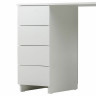 Стол письменный/компьютерный BRABIX "Scandi CD-016", 1100х500х750мм, 4 ящика, белый, 641891, ЦБ013707-1 по низкой цене оптом Краснодар, Москва, Уфа, Казань, Барнаул, Владивосток, Хабаровск, Сахалин, Красноярск, Екатеренбург, 
