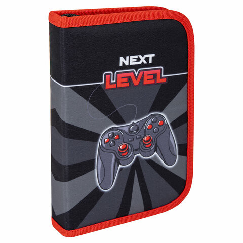 Пенал BRAUBERG, 1 отделение, 1 откидная планка, полиэстер, 21х14 см, "Next level", 270714 по низкой цене оптом 